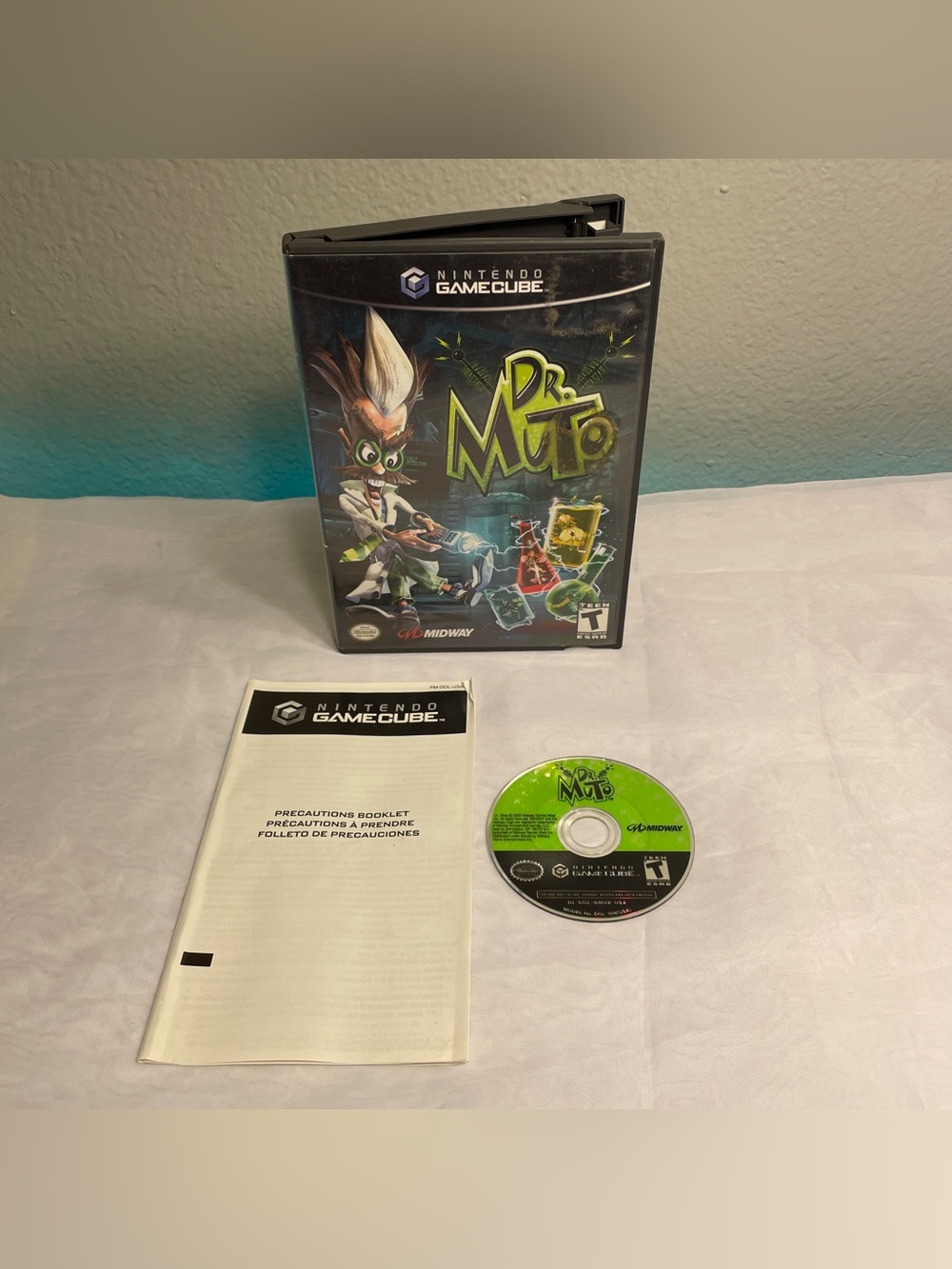 Dr. Muto (Nintendo GameCube, 2002) Tested & Works VideoGame No Manual